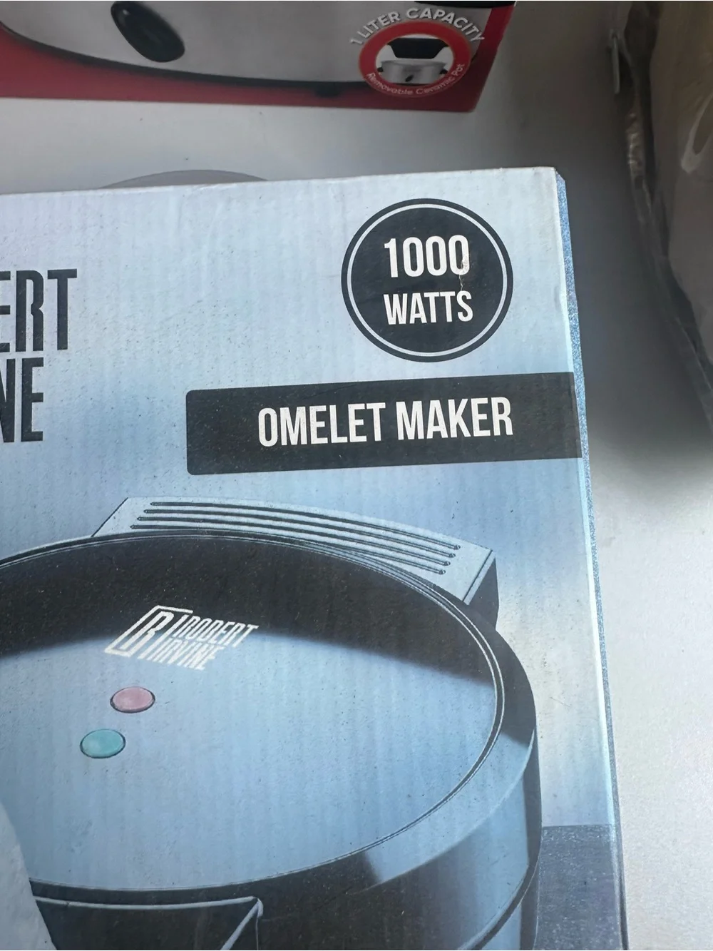 Robert Irvine electric omelet maker Breakfast maker & Lunch  Brand New